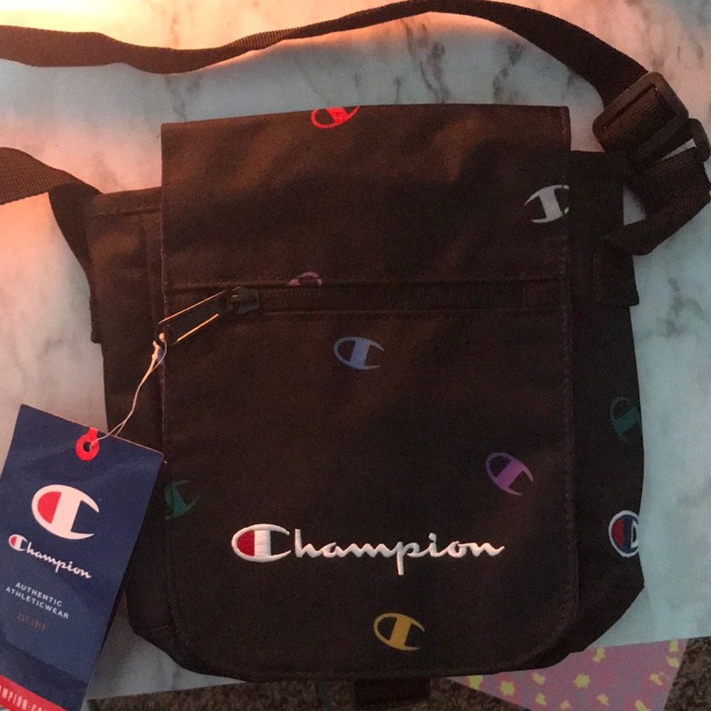 Champion Black Crossbody Bag